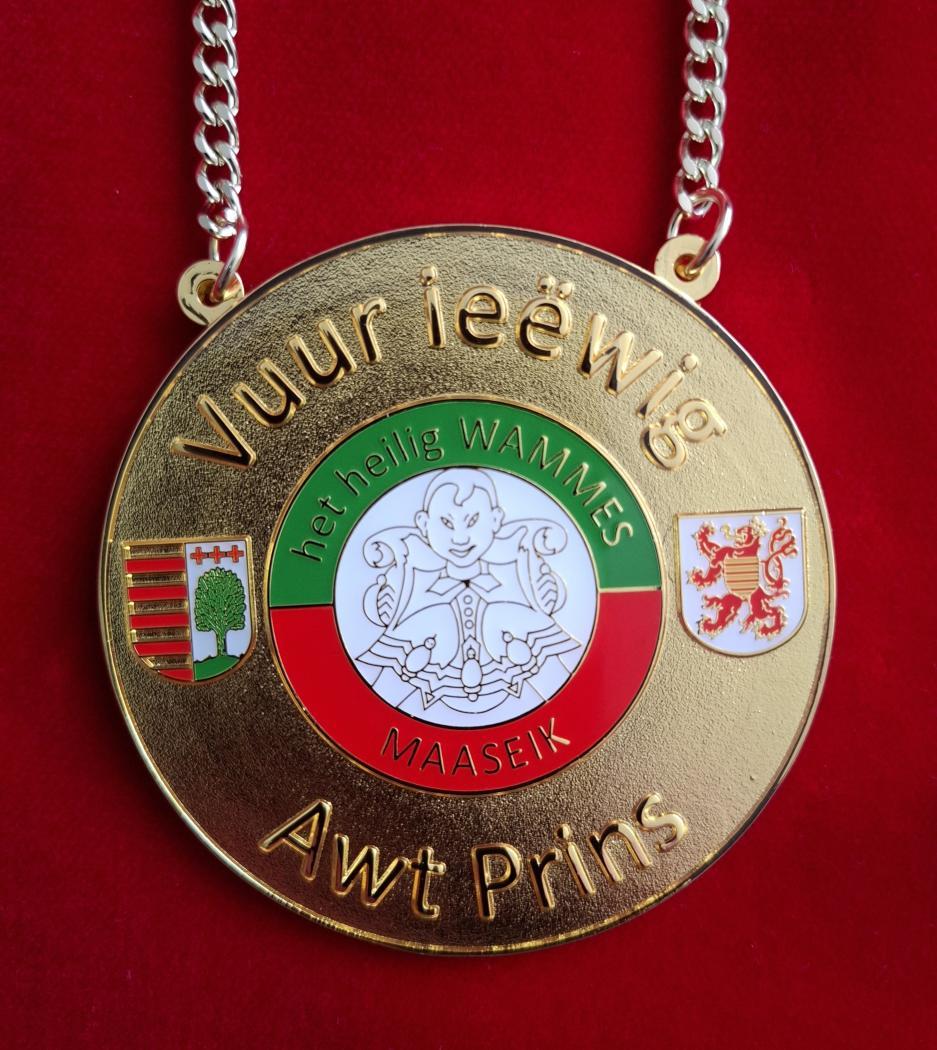 Awt Prinse Maaseik- Medaille "Vuur ieëwig Awt Prins