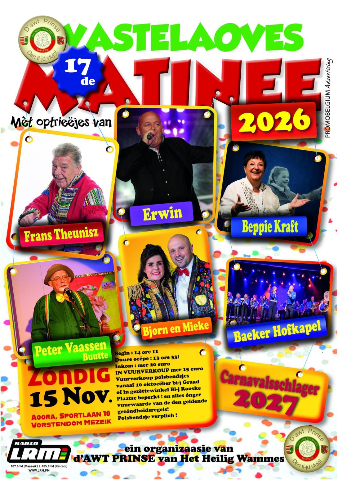 VastelaovesMatinee 2026